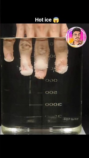 Hot ice experiment 🧪 #shorts