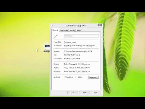 One-Click PNG to JPEG Conversion in Windows Using ImageMagick Command Line Tool