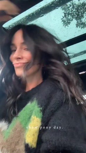 Twas’ a rainy LA show pony day. ☔️🐎💅🏼. | Abigail Spencer