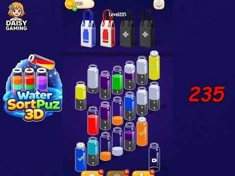 Water SortPuz 3D Level 235 Walkthrough