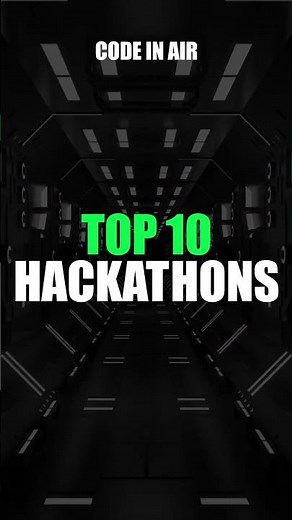 Top 10 Hackathons Every Coder Must Know! 🚀🔥 #shorts
