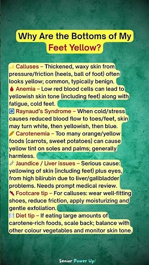 🚨 STOP Ignoring This! 7 Reasons Your Feet Are Turning Yellow #shorts #healthwarning #healthtips