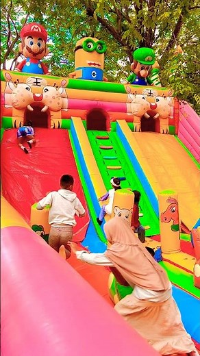 🏰🎈“Jump, laugh, and play! This inflatable castle is every kid’s dream come true!” #fypシ