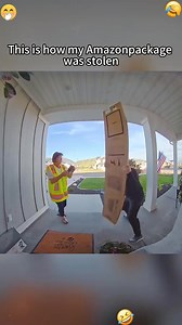 Porch exploding package box with glitter#newyork#porchpiratecaught #glitter #package #prankvideo | Zihoa5bwq9