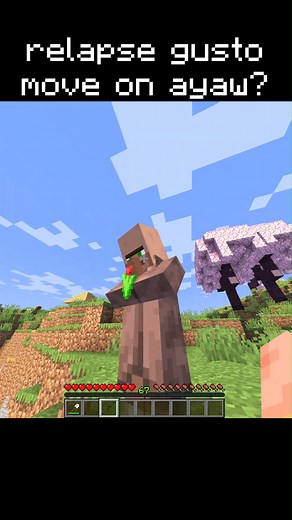 relapse gusto, move on ayaw? #minecraft #minecraftmemes #fyp | MC Memes