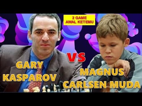2 GAME GARY KASPAROV VS MAGNUS CARLSEN MUDA
