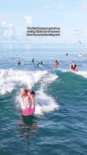 First Time Surfing Footage: A Beginner's Journey