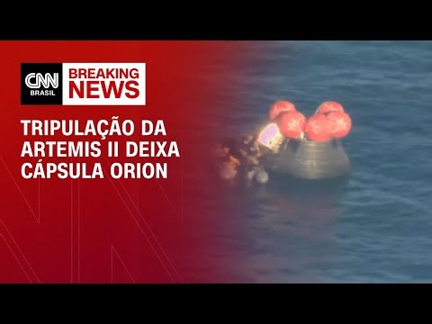 Artemis II: Tripulação deixa cápsula Orion | CNN PRIME TIME