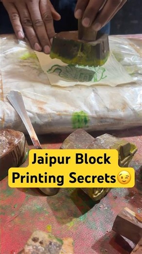 JAIPUR'S SECRET ART! Hand Block Printing Techniques REVEALED 🇮🇳