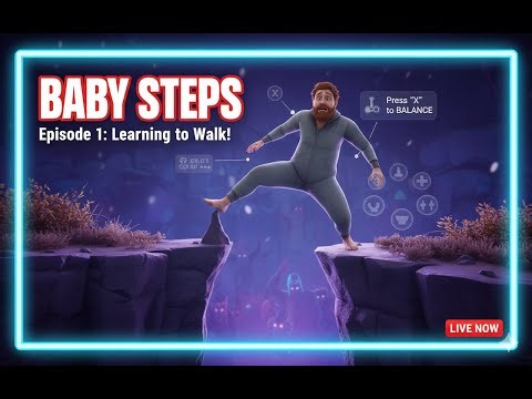(Day-3)Walking is Impossible😂! 👣 | Baby Steps Gameplay (Full Release)