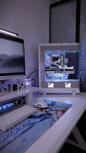 Build White PC : AMD Ryzen 7 9800x3D - ROG B850-A Gaming WiFi with RTX 5080 HOF 16G 🖥️🖥️ #PC #pcbuild #amd #whitepc #Foryou