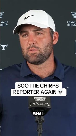 Scottie had ZERO interest in talking about LIV after his round today 💀