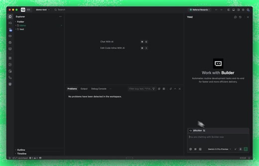 Gemini 3 is now available in TRAE!Use this frontier model for stronger multimodal understanding and sharper context alignment across your agentic coding workflows.You can just select Gemini 3 in… | TRAE