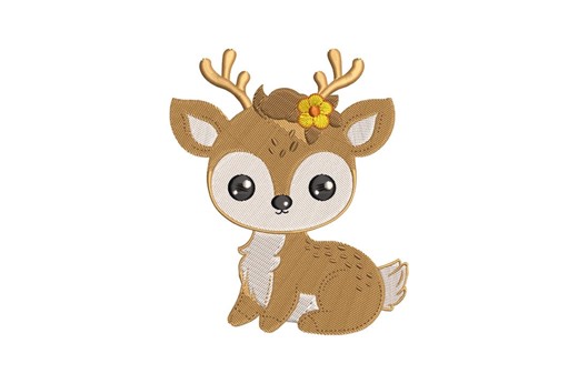 Deer Embroidery Design, Animals Machine Embroidery, 4 Sizes, Instant Download - Etsy