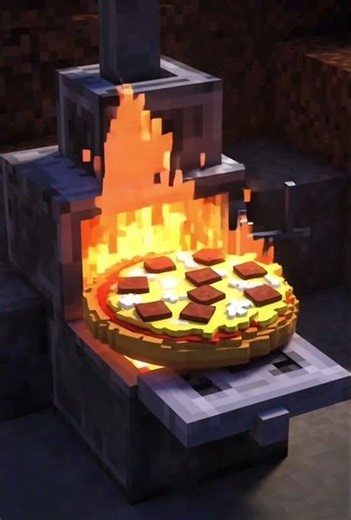 “I Made a PERFECT Minecraft Pizza! 🍕✨ 100% #aifood #pizza #minecraft #minecraftshorts #viral #top
