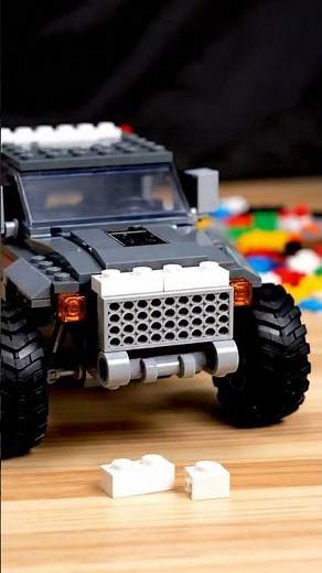 Building a Cool LEGO White Van! 🚑 | Easy LEGO MOC Tutorial #Shorts