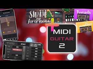 The AudioModeling SWAM Instruments for iPhone (NEW) - setup in MIDI Guitar 2