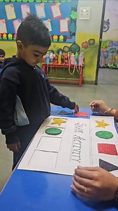 1.8K views · 15 reactions | #nothingcanstoplearning #ShapeFun #KindergartenShapes #LearningShapes #ShapeHunt #ShapeExploration #HandsOnLearning #EarlyLearning #MathIsFun #PreschoolShapes #ShapeTime #CreativeClassroom #GeometryForKids #LittleLearners #CircleSquareTriangle #ShapesAllAround #visjunior #nursery | The Vedansh International School | Facebook