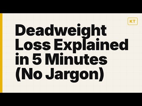 Deadweight Loss Explained in 5 Minutes (No Jargon)