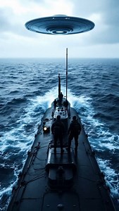 14K views · 1.8K reactions | A massive UFO hovers over a military submarine… then suddenly dives into the ocean. What just happened? #UFOs #uaps #ufo #aliens #alien #uap #navy #submarine | Ufonomenon | Facebook
