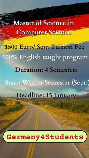 Computer Science in Germany in English language | German universities #studyingermany