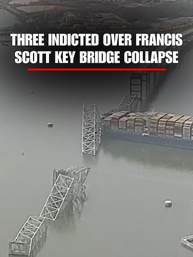 NEW: Two corporate entities and a foreign shipping employee have been charged in the Francis Scott Key Bridge collapse. Federal prosecutors say the companies behind the container ship, along with a technical superintendent, altered critical fuel systems before the crash.