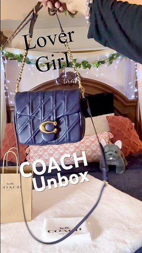 COACH TIMES SQUARE QUILTED LEATHER TABBY 26 SHOULDER BAG UNBOXING UNBAGGING #coach #coachbag #tabby