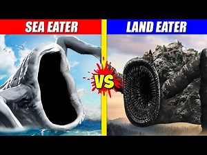 Sea Eater vs Land Eater – Who Wins? | SPORE Fight