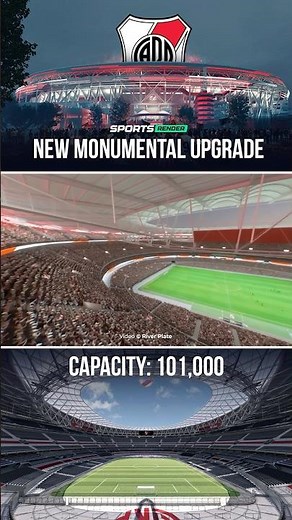 This Stadium Will Hold 101,000 Fans… And It’s Real 😮 #football #riverplate #architecture