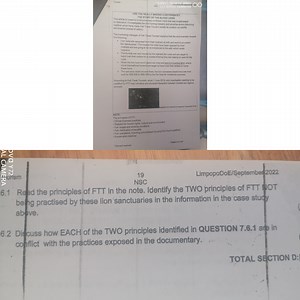 6.1 Read the principles of FTT in the note. Identify the TWO pr... | Filo