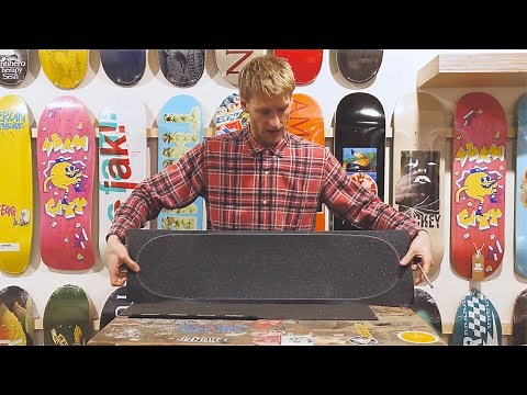 How To Grip Tape A Skateboard Deck PERFECTLY Slam City Skates