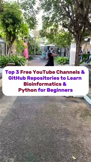 Learn Bioinformatics & Python For FREE (YouTube & GitHub)! 💻 #shorts #biotech #python