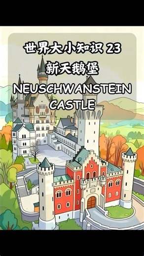 世界大小知识 #23 | 童话城堡 : 新天鹅堡 Neuschwanstein Castle