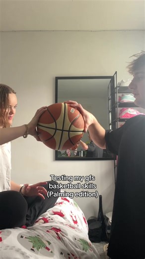 Testing My Girlfriend's Basketball Skills: The Palming Challenge