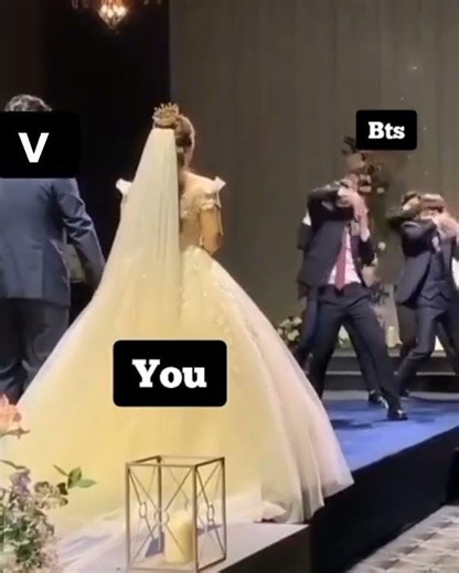 #bts BTS members dance on v wedding