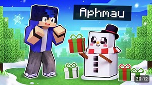 Playing Minecraft As A Helpful Snowman!