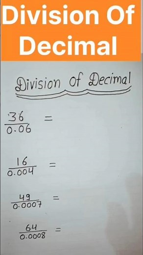 Division of Decimals Made Easy | Decimal Division Tricks & Shortcuts