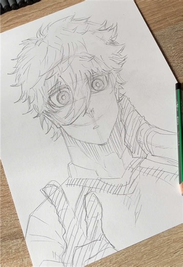 How I Draw Nagi Seishiro — Nagi Seishiro Drawing Tutorial