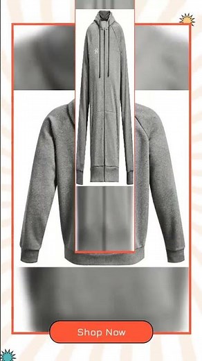 Under Armour Men's Rival Fleece Full-Zip Hoodie M 1379767 025 - Soft, Breathable, Gray Sweatshirt