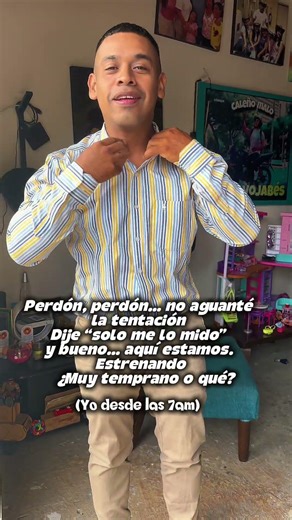 Perdón, perdón… no aguanté la tentación Dije “solo me lo mido” y bueno… ya estrenando