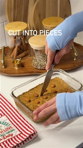 Healthy Sesame Tahini Bars | Easy No-Bake Energy Snack #homemade #healthybaking #delicious #baking