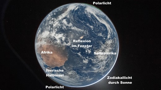 What NASA's images of Earth show and how they were made
