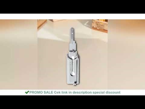 1-10PCS Keys Decoder Hook Tool O-ring Pickup Kit 2 In 1 Precision Hook & Pick Set Lock Decoder Stain