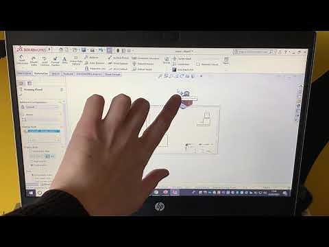 How to create and orthographic view in Solidworks