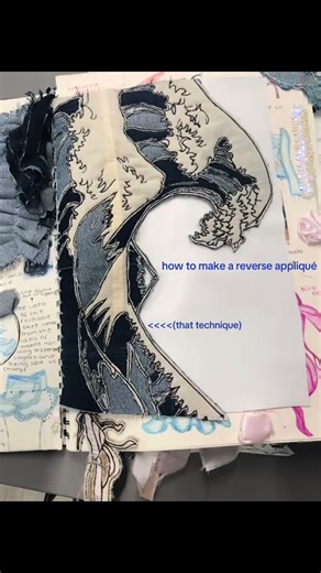 Reverse Appliqué Fabric Manipulation Tutorial