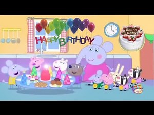 Peppa Pig - Celebrating Edmond Elephant Birthday🐷🐘🎂 (Little Baby TV)
