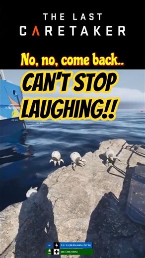 Can't Stop Laughing #thelastcaretaker #shorts #funny