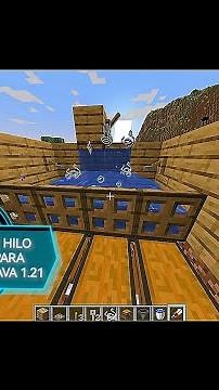 GRANJA DE HILO INFINITO PARA MINECRAFT JAVA 1.21#minecraft #granja #hilo #tutorial #minecraftjava