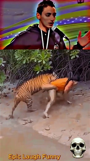 Tiger Beach Prank Gone Wrong 😂 #funny #viral #shorts