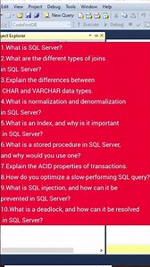 Sql server interview Questions || #tutorial #interview #beginners #sql #database ‪@TechTalkRaaz‬